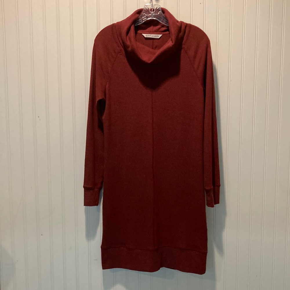 Woolrich Cotton Turtleneck Knit Dress Size M